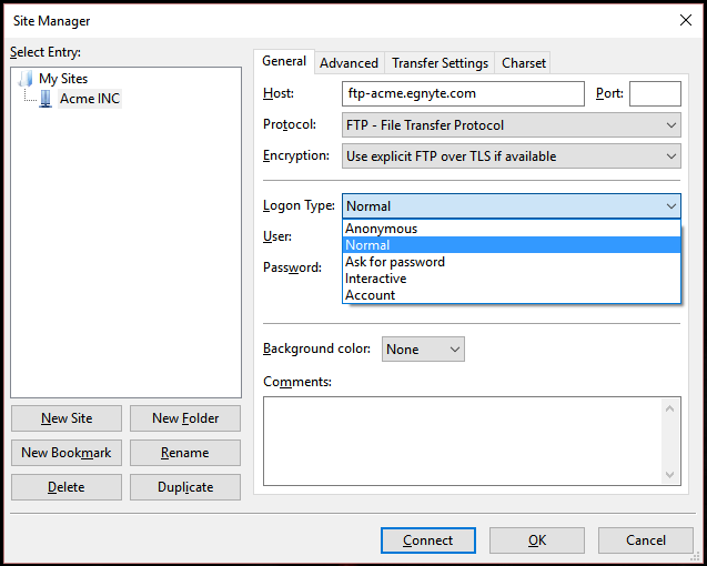 filezilla