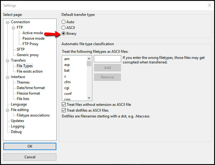 filezilla