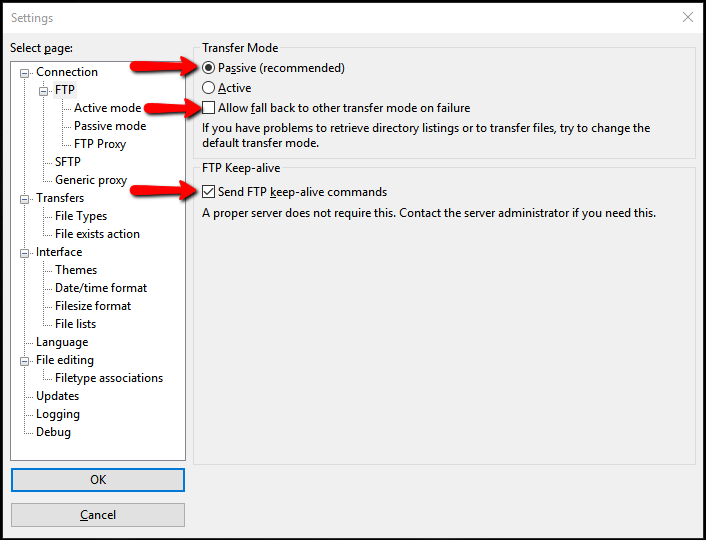 filezilla