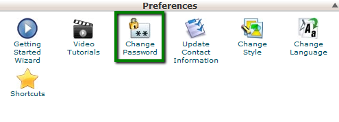 بازنشانی رمز عبور cPanel