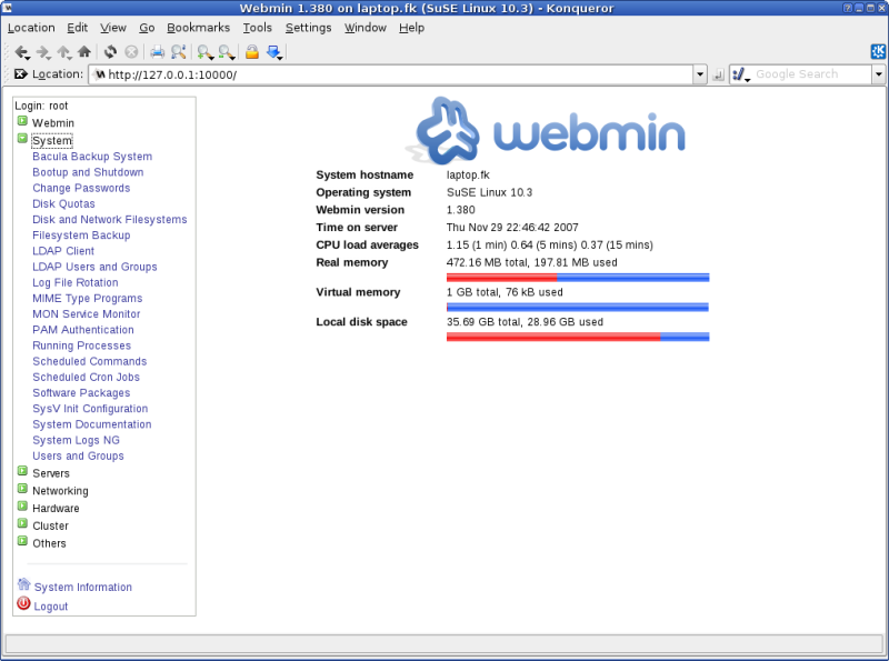 آموزش نصب Webmin در سرور لینوکس