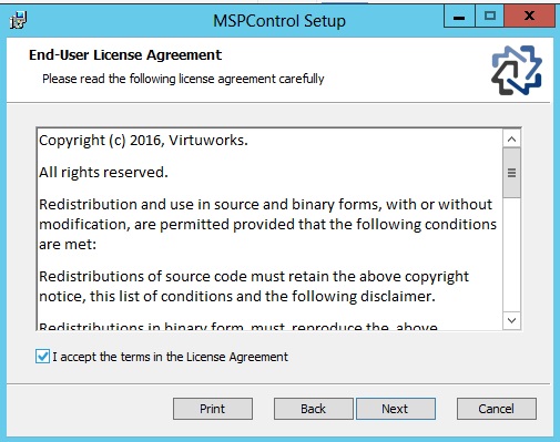روش نصب کنترل پنل MSPControl در سرور ویندوز
