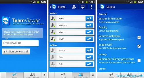 ابزار های مدیریت سایت و سرور بر روی موبایل