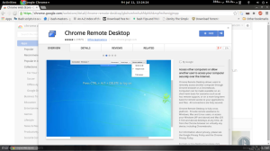 نصب پلاگین Chrome remote Desktop روی لینوکس