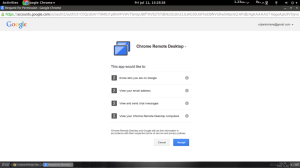 نصب پلاگین Chrome remote Desktop روی لینوکس