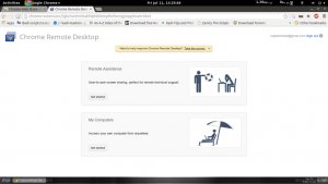 نصب پلاگین Chrome remote Desktop روی لینوکس