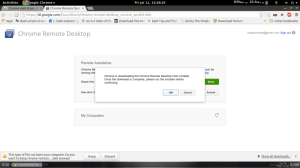 نصب پلاگین Chrome remote Desktop روی لینوکس
