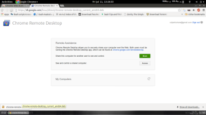 نصب پلاگین Chrome remote Desktop روی لینوکس