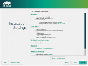 نحوه نصب سرور OpenSUSE 13.2 ورژن minimal